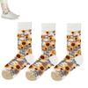 NLIADVY Women Floral Sheer Sock, Summer Transparent Flower Ankle Socks, Mid-Calf Crystal Socks (3pair-G,One Size) view 1