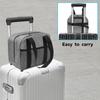 Erice Bowling Ball Bag, Single Bowling Ball Handbag With Padded Ball Holder, Bowling Ball Holder, Bowling Ball Accessories, Double Zipper Design, Portable Bowling Handbag, Gray view 2