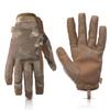 Glove Station The Impulse Tactical Gloves for Men with Touchscreen Compatibility  Suede Leather & Spandex Shooting Gloves for Motorcycle, Airsoft, Paintball & Work Use  Multi-Cam, XL view 1