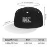 Dad in The Streets Daddy in The Sheets Hat Flat Brim Baseball Cap Hip Hop Hat Trucker Dad Hats White view 2