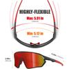 ER00 Youth Baseball Shield Polarized Sunglasses Teens Kids Boys Girls Women 1206 Cycling Softball Lightweight Sports Shades Padel Beach Tennis view 4