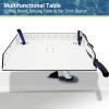VANTEGAS Boat Cutting Board Bait Table Filet Table with Fish Ruler For Fish Cleaning Station, In Single Rod Holder With Plier Storage and Knife Slot, Marine Accessories For Boats Grill view 2
