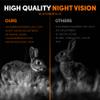 GTHUNDER 4K Night Vision Goggles, 4000mAH Rechargeable Infrared Digital Night Vision Binoculars, 32GB Card for Video and Photo view 2