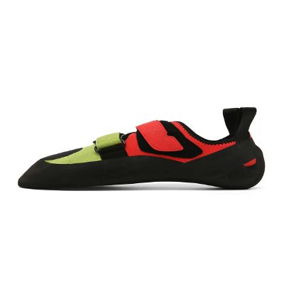 Teenage climbing shoes, indoor climbing shoes,climbing training shoes,non slip, lightweight and breathable climbing shoes-Red and Green-36
