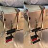 Dock Swim Step Ladder 2 Steps Drop Down Telescoping Boat Ladder, Stainless Steel Portable Swim Step Ladder, Fishing Boat/Dock/Pontoon Ladder, Over Platform Mounting view 3