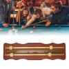 Leapiture 2 Track Billiard Game Scorer Score Recorder Fiberboard Billiard Score Board Pool Match Scoring Tool for Home Club Supplies Wavy Brown view 2