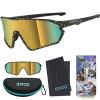 ER00 Youth Baseball Shield Polarized Glasses UV400 Teens Kids Boys Girls Women 1206 Cycling Softball Lightweight Sports Shades Padel Beach Tennis view 2