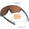 ER00 Youth Baseball Shield Polarized Glasses UV400 Teens Kids Boys Girls Women 1206 Cycling Softball Lightweight Sports Shades Padel Beach Tennis view 4
