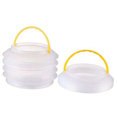 Portable Folding Water Bucket 2L Plastic 2 Pack for Traveling Fishing