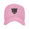 Adjustable Roaring Panther's Head Baseball Caps for Men Women Hat Truck Driver Hats Funny Baseball Cap Pink view 4