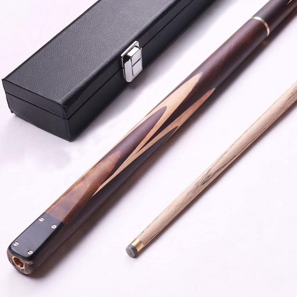 sxysdkjco Pool Cue Billiard Cue 3/4 Split Snooker Billiard Cue Sticks Handmade Ash Shaft,57In Billiard Pool Cue with 9.8Mm Tip,for Professionals and Billiard Enthusiasts 240312(Color:B)