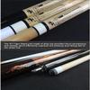 sxysdkjco Pool Cue Billiard Cue 58 in Maple Professional Pool Cue, 1/2 Split One-Piece Snooker Pool Cues Sticks, Men and Women for Billiards Lovers 240312(Color:A,Size:11.5Mm) view 2