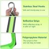 3-Step Boat Rope Ladder - Heavy Duty Assist Boarding Marine Rope Ladder - Portable Foldable Boat Ladders for Inflatable Boats, Kayaks, Motorboats, Canoes - Includes Storage Bag (Green) view 3