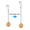 PATIKIL Soccer Kick Net, 2 Pack Soccer Return Throw Training Net Solo Juggling Net Training Aid Equipment for Youth Adults Kicking Practice Fits Ball Size 3, 4, 5, Yellow view 4