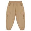 Miutii Kids Boys Cargo Joggers Pants Elastic Waist Jogging Hiking Camping Athletic Pants Casual Trousers Sweatpants Khaki 12 Years view 4