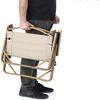 Comfortable Folding Chairs Garden Camping Folding Chair Foldable Chair Outdoor Portable Ultralight Outdoor Picnic Fishing Camping Metal Folding Chairs 52X52.5X78cm/20.5X20.7X30.7 Inch Black (Black) view 4