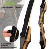 LWANO Archery Takedown Recurve Bow 62", Standard Recurve Bow for Aldults & Beginners, Right Handed, 25-50 Lbs view 3