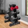 Dumbbell Rack Stand Only, Weight Rack Holder 3/6 Tier up to 176/660LBS Capacity Dumbbells Storage Shelf for Dumbbells Compact A-Frame Home Gym Space Saver (Three Pairs) view 2