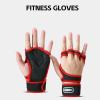ANJMEICH Fitness Gloves Wrist Wraps Half Finger Men Women Sports Equipment Training Bench Shock Absorption Barbell Breathable Anti-Slip Anti Cocoon (Blue) view 3
