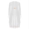 easyforever Women's Greek Costume Metallic Gold Trim Robes Dress Roman Empress Toga Dress Up White 3X-Large view 4