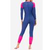 Dressnu Wetsuit Long Sleeve One Piece Women's Slim Surfing Snorkeling Suit Jellyfish Black XL view 2