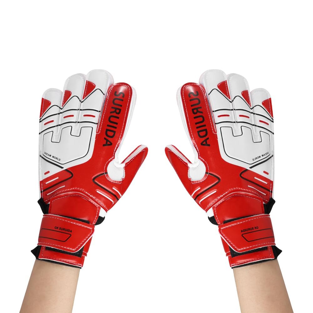 haozaikeji Soccer Player Gloves for Children Boy Football Soccer Player Training Gloves Adjustable Ball Hand Protector