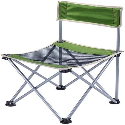 Chair Nylon Fabric Waterproof Tear Resistant Metal Bracket Sturdy and Durable Bottom Non-Slip Design Portable Folding Small Stool Field Sketching Stool Camping Fishing Beach