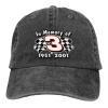 Dale Earnhardt Sr #3 Baseball Cap Mens Woman's Adjustable Baseball Cap Washable Trucker Cap Black view 1