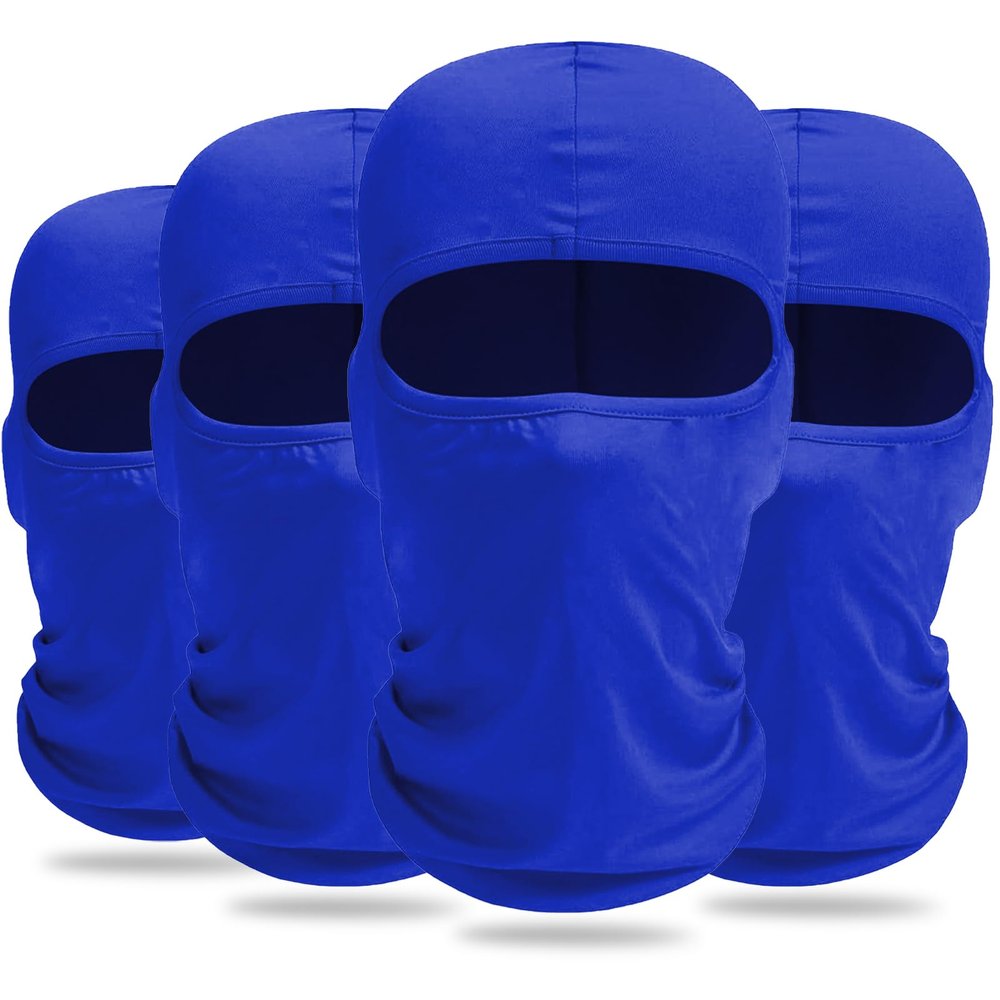 Ezovino 4 Pack Balaclava Ski Face Mask for Men Women,Cooling Neck Gaiter Full Head Mask Face Cover