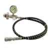Aopkeo Paintball PCP Airsoft Tank G5/8(5/8BSPP) DIN Fill Station Filling Connector HPA Diving Scuba Refill Stations with 37Inches Hose view 1