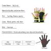 ANJMEICH Fitness Gloves Wrist Wraps Half Finger Men Women Sports Equipment Training Bench Shock Absorption Barbell Breathable Anti-Slip Anti Cocoon (Red) view 4