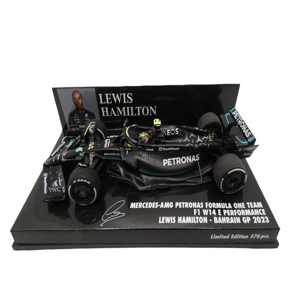 Minichamps Mercedes-AMG Petronas F1 Team F1 W14 E Performance #44 Bahrain GP 2023-1:43, Black