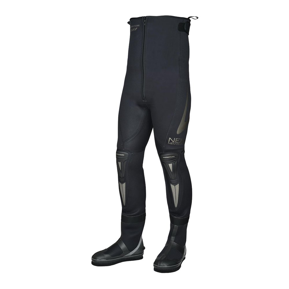 SHIMOTSUKE SW-106DR NEB Slim Wader STD DR Medium Split MA Black x Gun Metal