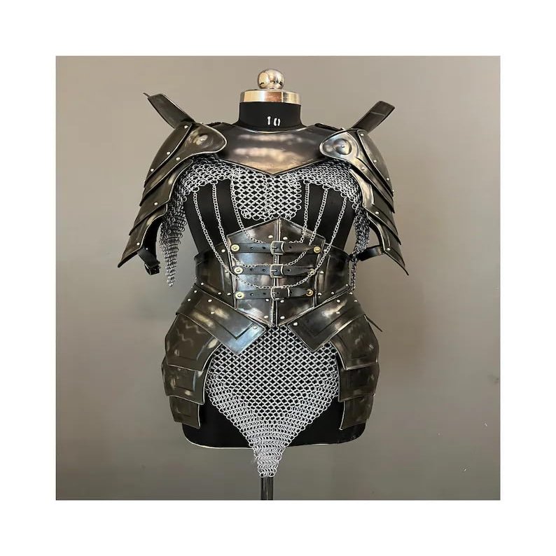ARTIZANSTORE Medieval Ancient Cuirass Armor, Brave Lady Armor, Cosplay Armor, Sca Armor, Larp Armor, Fantasy Armor, Gift for women