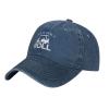 ETSDJ This is How I Roll Golf Cart Baseball Cap Man's Woman's Adjustable Caps Washable Caps Navy Blue view 2