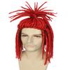 HPO Adult Men's Red Dreadlock Wig,Perfect for Halloween,Flame-retardant Synthetic Fiber view 2