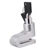 Sosoport 1pc Disc Brake Lock for Motorcycle and Bike Theft Silver Lock Compact Design for for Motorbikes and Scooters view 1