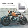 Sosoport 1pc Disc Brake Lock for Motorcycle and Bike Theft Silver Lock Compact Design for for Motorbikes and Scooters view 2