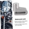 Sosoport 1pc Disc Brake Lock for Motorcycle and Bike Theft Silver Lock Compact Design for for Motorbikes and Scooters view 4