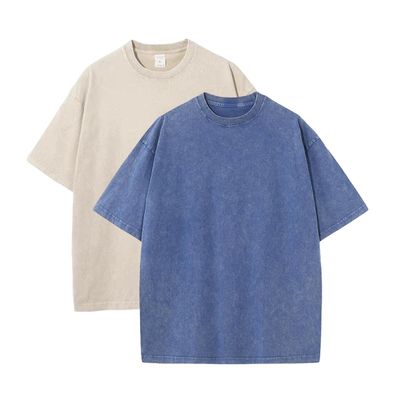 Setwell Oversized Tee Shirt Men Pump Covers 2 Pack Workout Baggy Shirts for Men Crewneck Solid T-Shirt Unisex Tee
