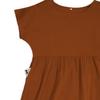 Akivide Women's Summer Cotton Linen Short Sleeve Dress Crew Neck Loose Casual Tunic Beach Dresses with Pockets view 4