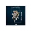 IBDRYKK Brooch Retro Literary Lion Brooch Pins Jewelry for Men, Cute Animal Brooches with Gift Boxes, Exquisite Clothing Accessories Pin rhinestone (Color : F) view 2