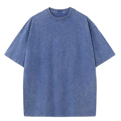 Acid Wash Tshirt Oversized Mens Streetwear T Shirts Loose Fit Short Sleeve Vintage Baggy Unisex Tops