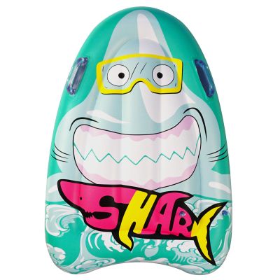HOHQB Shark Inflatable Kickboard - Swim Ski Board for Kids and Adults Ideal for Pool Toys Swimming Training Board Water Slides & Beach Pool Floats Kids