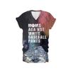 NineFit Basics Moms Against White Baseball Pants Tank Moms Against White Baseball Pants T Shirt Women Baseball Sweatshirt Baseball Mom Shirt Funny Gift for Women Retro Fun Graphic T-Shirt, 3X-Large, Tie Dye view 1
