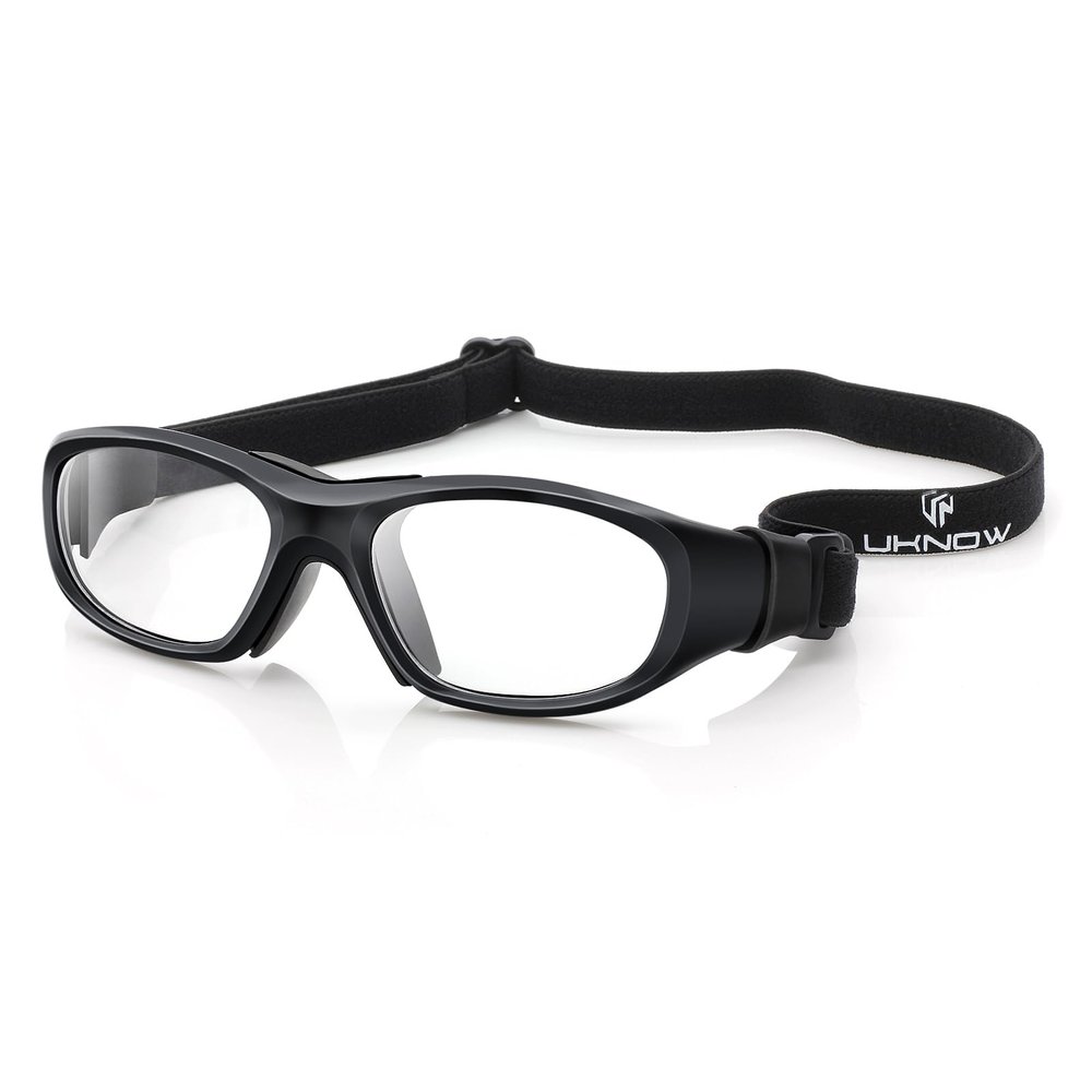 UKNOW Sports Goggles, Anti Fog Protective Eyewear, UV Protection Sports Glasses for Basketball, Racquetball, Pickleball