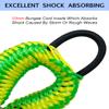 2PCS Dock Lines 3FT Premium Bungee Boat Lines Boat Accessories (Green+Yellow, 3Feet) view 2