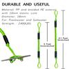 2PCS Dock Lines 3FT Premium Bungee Boat Lines Boat Accessories (Green+Yellow, 3Feet) view 4