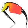 FMY Baseball Glasses Polarized Sports Sunglasses for Men Women, UV400 Protection for Cycling Running Softball Glasses view 1