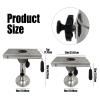 HSOKEW Boat Seat Pedestal, Fore & AFT Seat Slide with Locking Seat Mount Aluminum Adjustable Height from 13" to 19", Fit Most Boat Seat Mount 2 7/8-Inch Diameter Pedestal (Seat & Pedestal) view 2